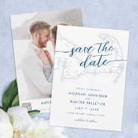 Minimal Modern Wychmere Beach Club Karte