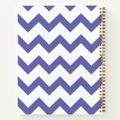 Minimal Modern Zigzag Notebook Notizblock (Rückseite)