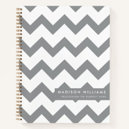Minimal Modern Zigzag Notebook Notizblock