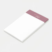 Minimal Moderne Berufliche Dusty Rose Einfach Post-it Klebezettel (angewinkelt)