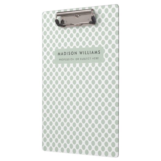 Minimal moderne Dot-Zwischenablage Klemmbrett (Links)