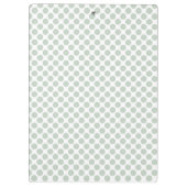 Minimal moderne Dot-Zwischenablage Klemmbrett (Rückseite)