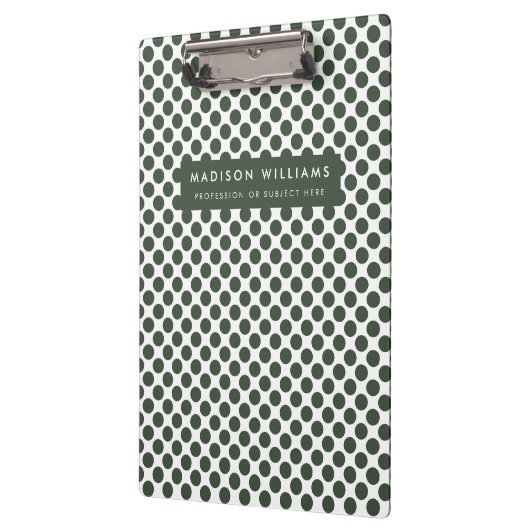 Minimal moderne Dot-Zwischenablage Klemmbrett (Links)