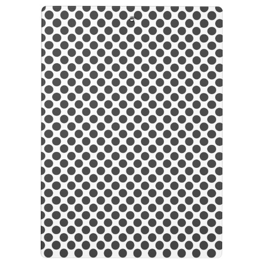 Minimal moderne Dot-Zwischenablage Klemmbrett (Rückseite)