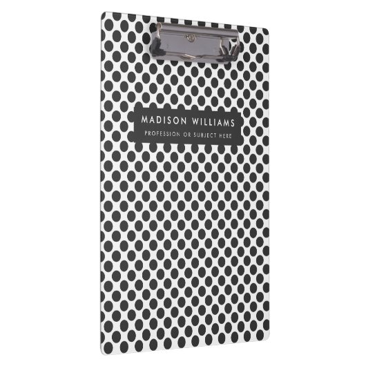Minimal moderne Dot-Zwischenablage Klemmbrett (Rechts)