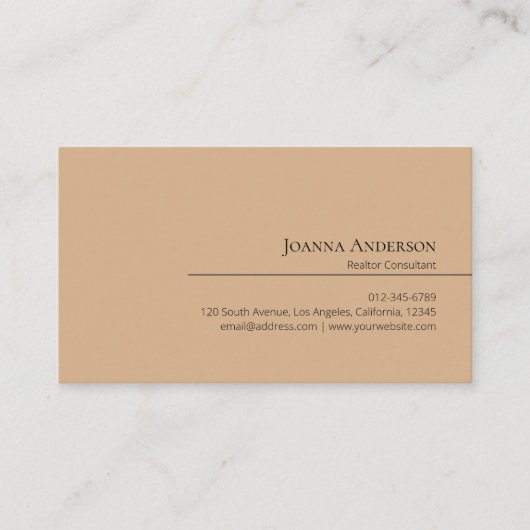 Minimal moderne elegante, einfache Logo-Visitenkar Visitenkarte (Vorderseite)