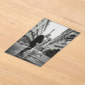 Minimal moderne Foto Hochzeit retten den Termin Acryleinladungen (Ablage )