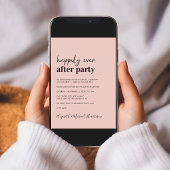 Minimal moderne Foto QR Code Hochzeitsszenierung E Einladung