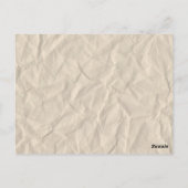 Minimal Moderne frohe Weihnachten Postkarte (Rückseite)
