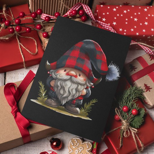 Minimal Moderne frohe Weihnachten Postkarte