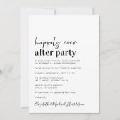 Minimal moderne Hochzeitsempfehlung Ankündigung (Vorderseite)