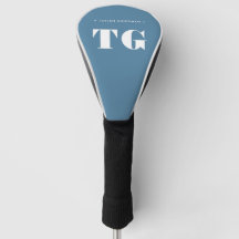Minimal moderne Monogramm Pulver Blaue Namenstypen