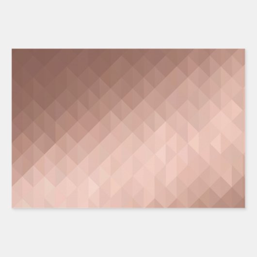Minimal moderne rosa Streifen xmas Baum Geschenkpapier Set (Vorderseite 2)