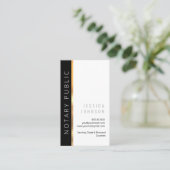 Minimal moderne Schwarz & Weiß Gold kundenspezifis Visitenkarte (Stehend Vorderseite)