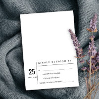 MINIMAL MODERNE SCHWARZ-WEISSE TYPOGRAFISCHE BREIT