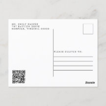 Minimal moderne Script Bridal Dusche Einladung