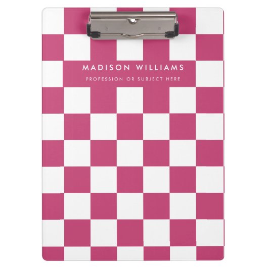 Minimal moderne Square Clipboard Klemmbrett (Vorderseite)