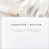 Minimal moderne Typografie Hochzeitsstiftung Rücks (Insitu)