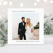 Minimal Moderne Verheiratete Weihnachten 2 Foto