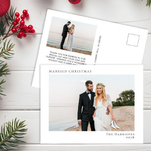 Minimal Moderne Verheiratete Weihnachten 2 Foto