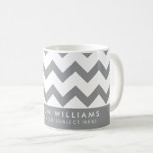 Minimal moderne Zigzag-Tasse Kaffeetasse (VorderseiteRechts)