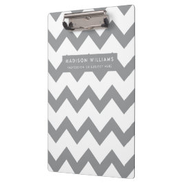 Minimal moderne Zigzag-Zwischenablage Klemmbrett