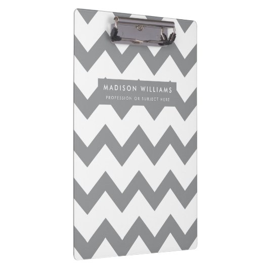 Minimal moderne Zigzag-Zwischenablage Klemmbrett (Rechts)