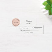 Minimal Moderner Blush Salon und Wellness-Center D (Schreibtisch)