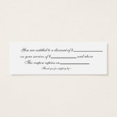 Minimal Moderner Blush Salon und Wellness-Center D (Rückseite)