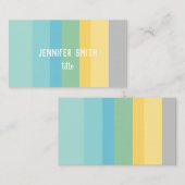 Minimal moderner Farbblock-Brauch Visitenkarte (Vorne/Hinten)