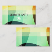 Minimal moderner Farbblock-Brauch Visitenkarte (Vorne/Hinten)