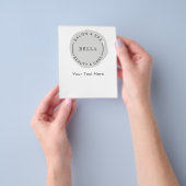 Minimal Moderner Grausalon Wellness-Center Coupons Flyer (Gruppe)