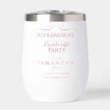 Minimal Moderner Junggeselinnen-Abschied Gefallen