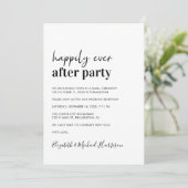 Minimal moderner QR-Code Hochzeitsempfang Ankündigung (Stehend Vorderseite)