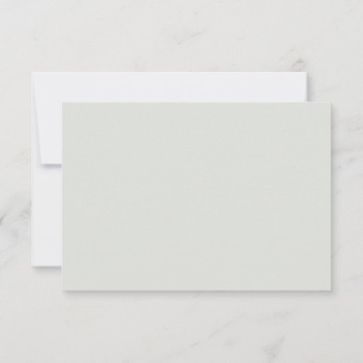 Minimal moderner Sage Green Wedding Multi-Event RSVP Karte (Rückseite)