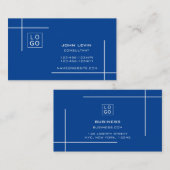 Minimal modernes Berufliches Logo Benutzerfreundli Visitenkarte (Vorne/Hinten)