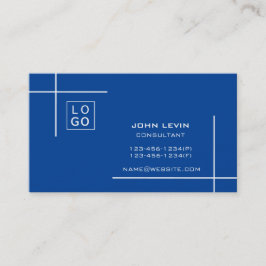 Minimal modernes Berufliches Logo Benutzerfreundli Visitenkarte