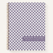 Minimal modernes Dot-Notebook Notizblock (Vorderseite)