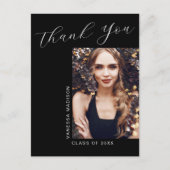 Minimal Modernes, elegantes Script Foto Grad Viele Postkarte (Vorderseite)