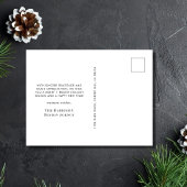 Minimal Modernes Foto Firmenweihnachtsfest Feiertagspostkarte