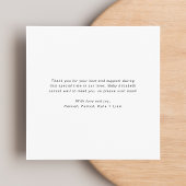 Minimal Modernes Foto Geburt Ankündigung