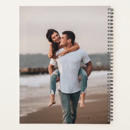 Minimal modernes Frame Wedding Planer 2 Foto (Rückseite)