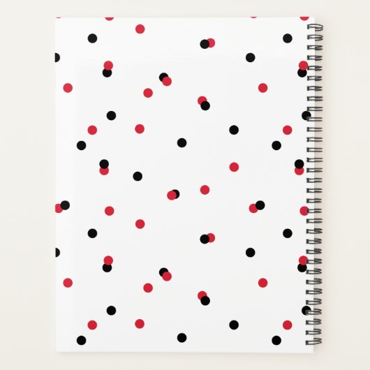 Minimal Modernes Herz - Hochzeitsplaner Planer (Rückseite)