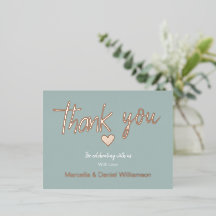 Minimal Modernes Herz und Skript Vielen Dank für I