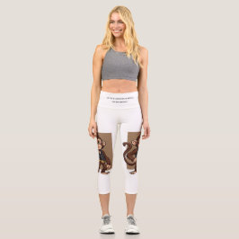 Minimal Monkey – Calm Motion High Waisted Capris