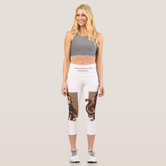 Minimal Monkey – Calm Motion High Waisted Capris (Vorderseite)