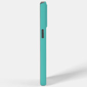 Minimal Monogram Aqua Case-Mate iPhone Hülle (Rückseite / Rechts)