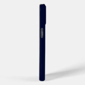 Minimal Monogram Navy Blue Case-Mate iPhone Hülle (Rückseite / Rechts)