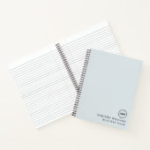 Minimal-Monogram-Notebook Notizblock (Innenseite)
