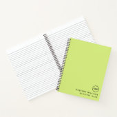 Minimal-Monogram-Notebook Notizblock (Innenseite)